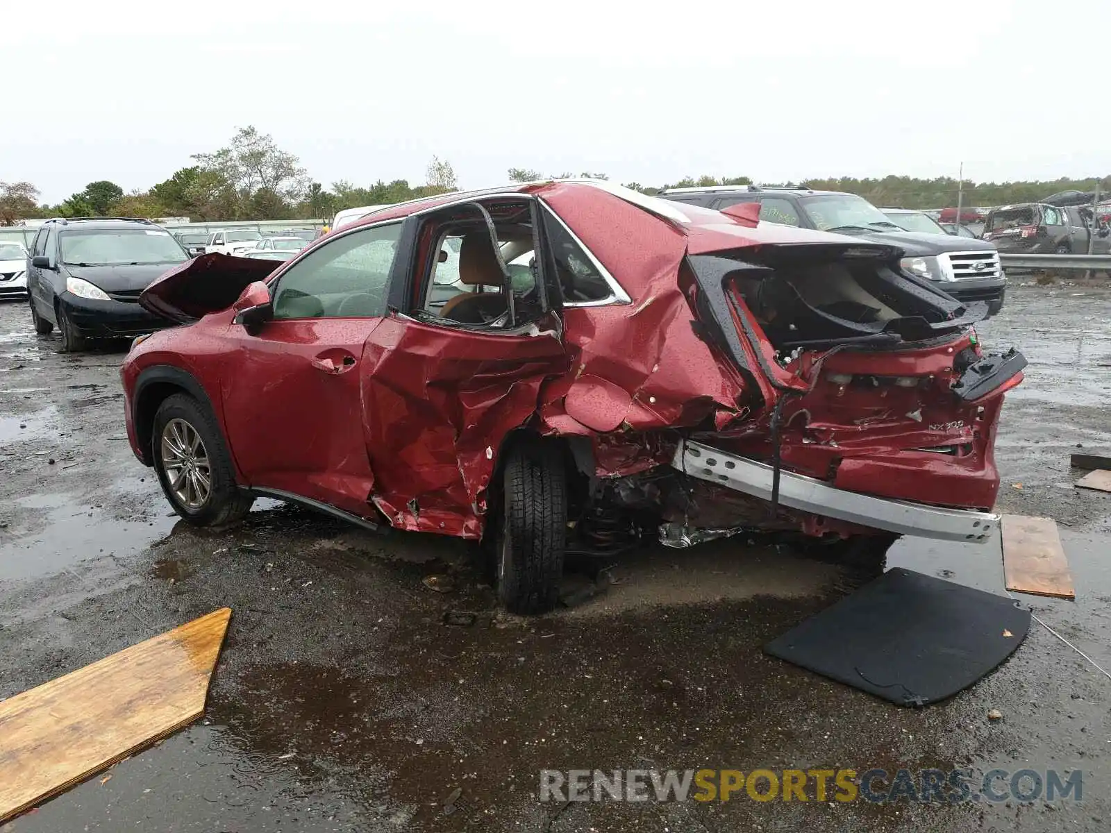 3 Photograph of a damaged car JTJAARDZ0L2222154 LEXUS NX 2020