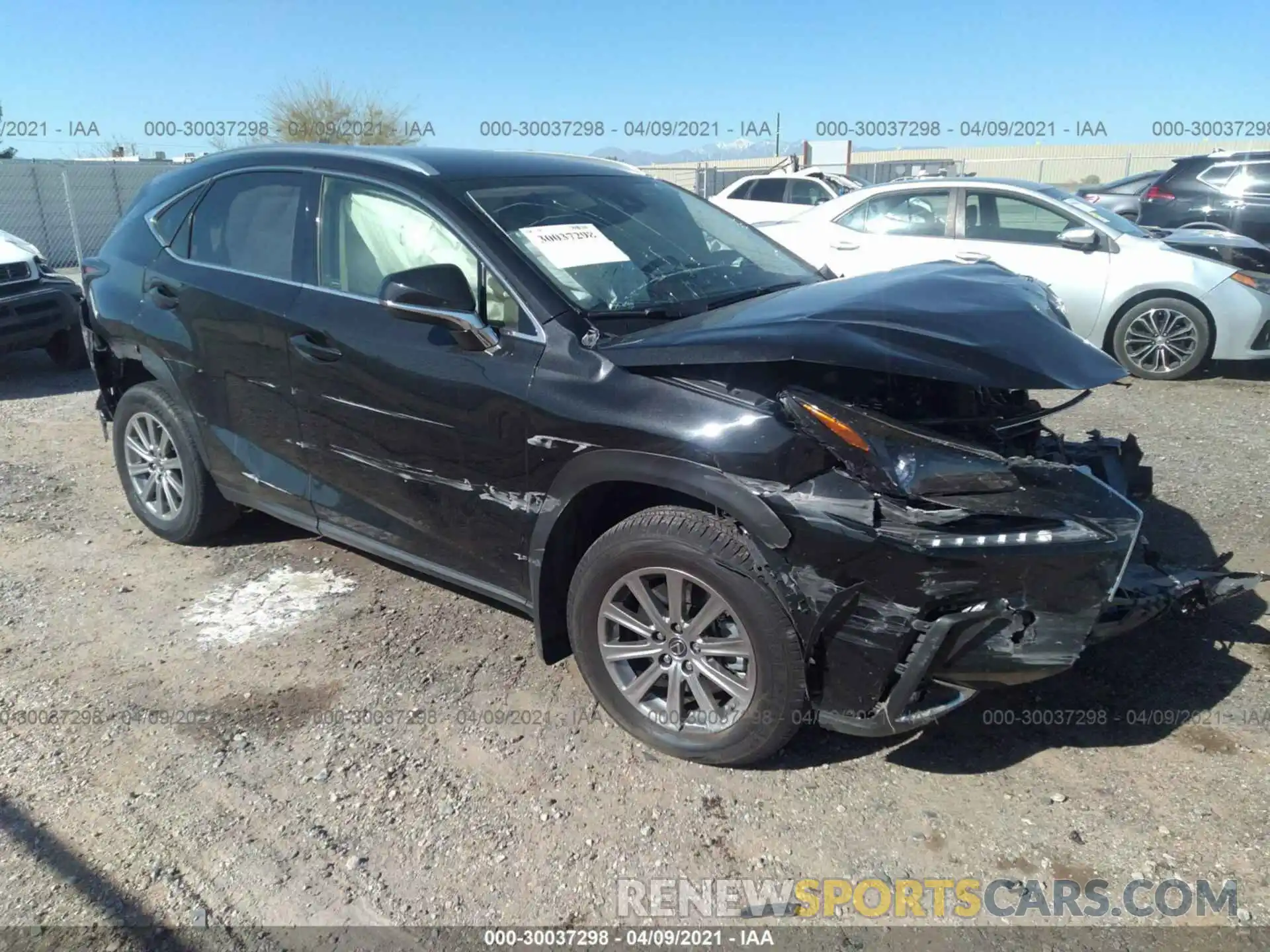 1 Photograph of a damaged car JTJAARDZ2L5007650 LEXUS NX 2020