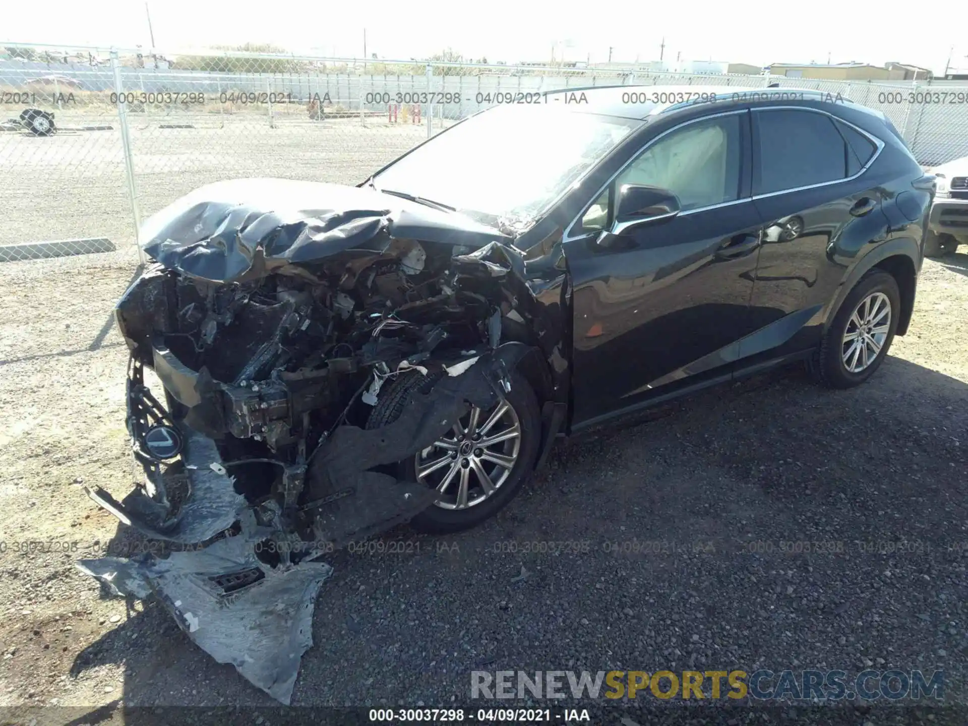 2 Photograph of a damaged car JTJAARDZ2L5007650 LEXUS NX 2020