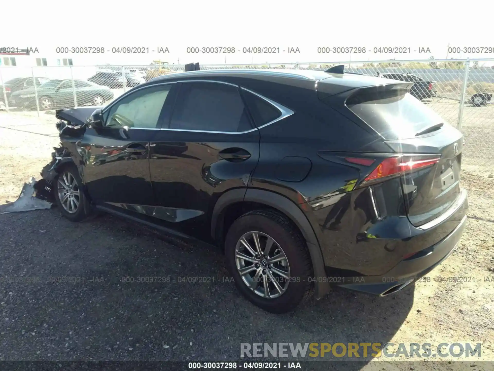 3 Photograph of a damaged car JTJAARDZ2L5007650 LEXUS NX 2020