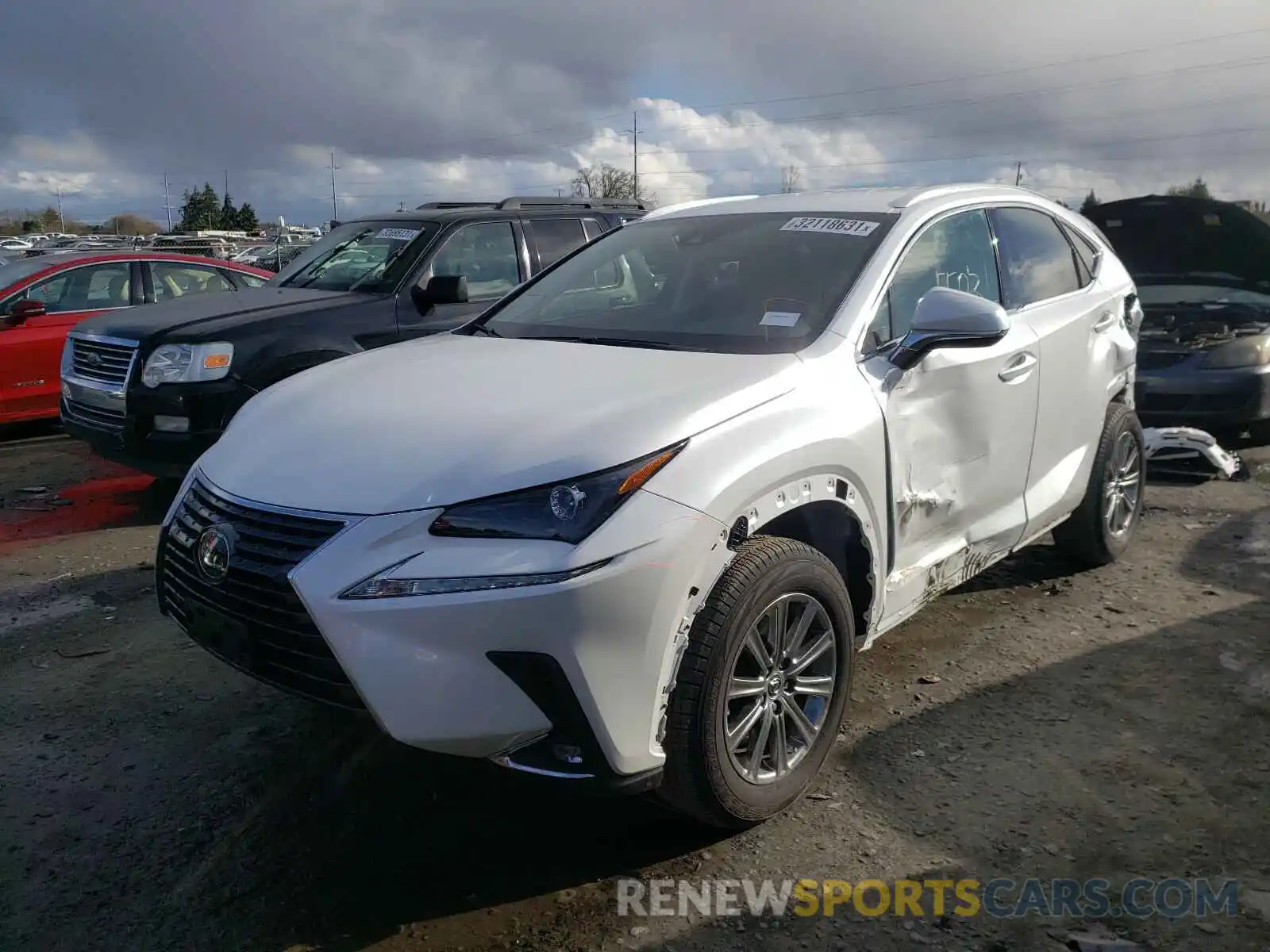 2 Photograph of a damaged car JTJAARDZ4L5016611 LEXUS NX 2020