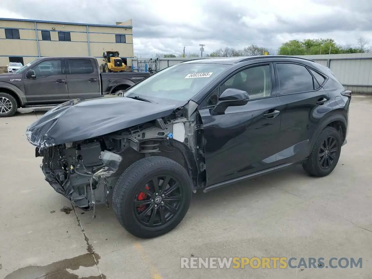 1 Photograph of a damaged car JTJDARBZ0L2159038 LEXUS NX 2020