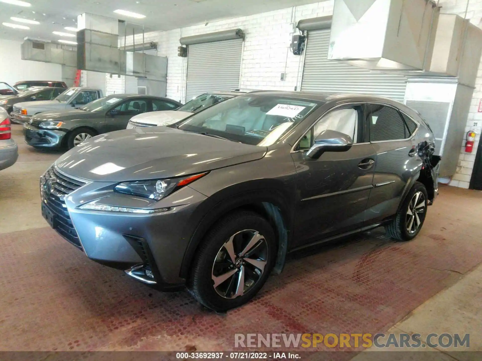 2 Photograph of a damaged car JTJDARBZ0L2165096 LEXUS NX 2020