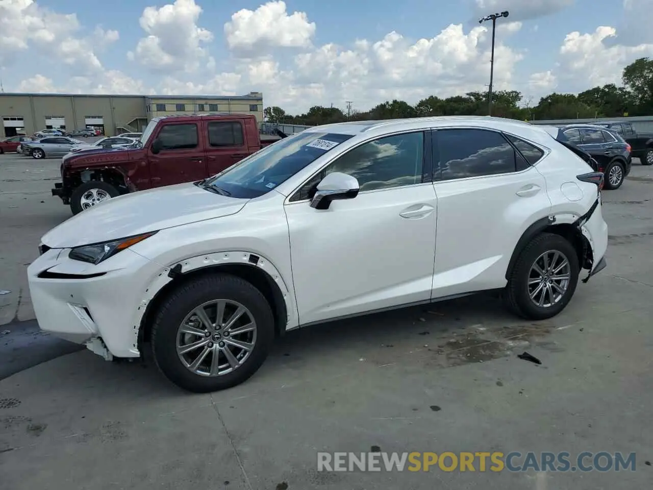 1 Photograph of a damaged car JTJDARBZ0L5003399 LEXUS NX 2020