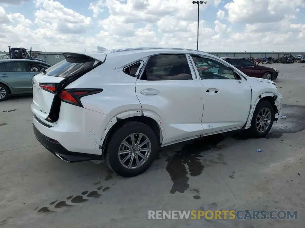 3 Photograph of a damaged car JTJDARBZ0L5003399 LEXUS NX 2020