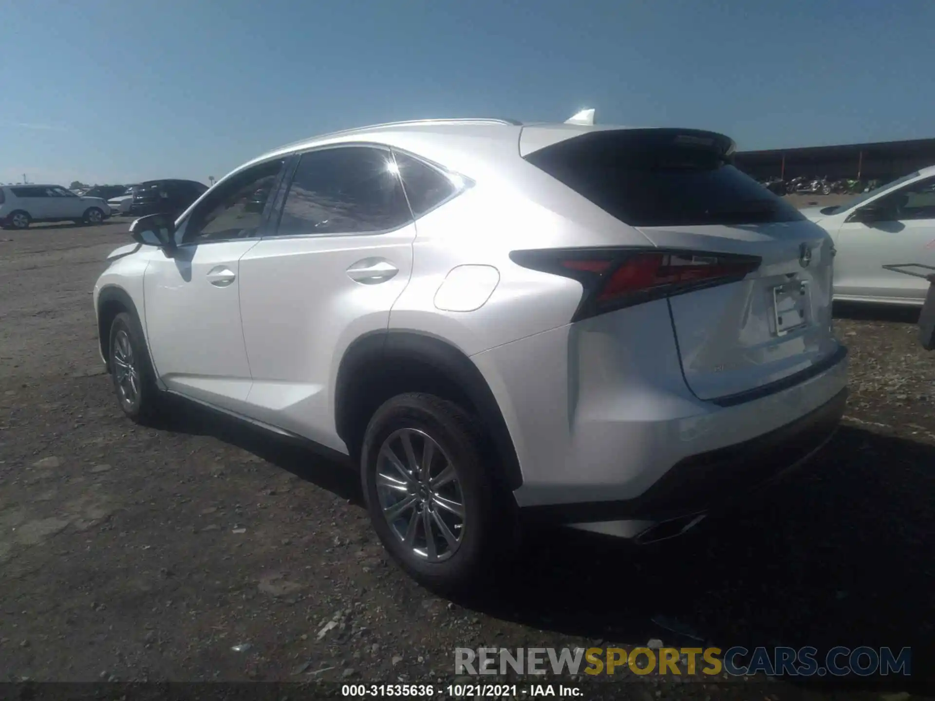 3 Photograph of a damaged car JTJDARBZ0L5008053 LEXUS NX 2020