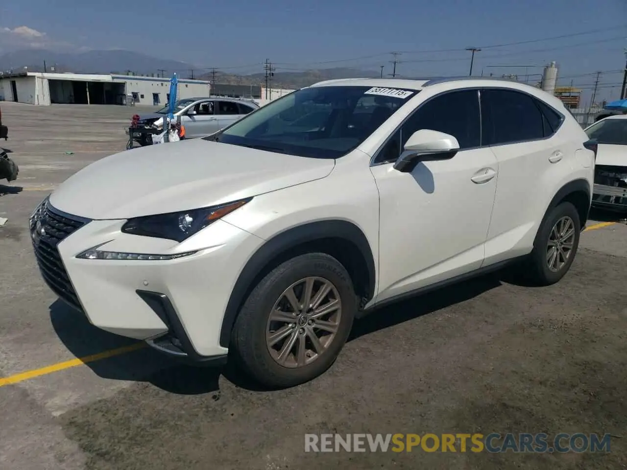 1 Photograph of a damaged car JTJDARBZ0L5018825 LEXUS NX 2020