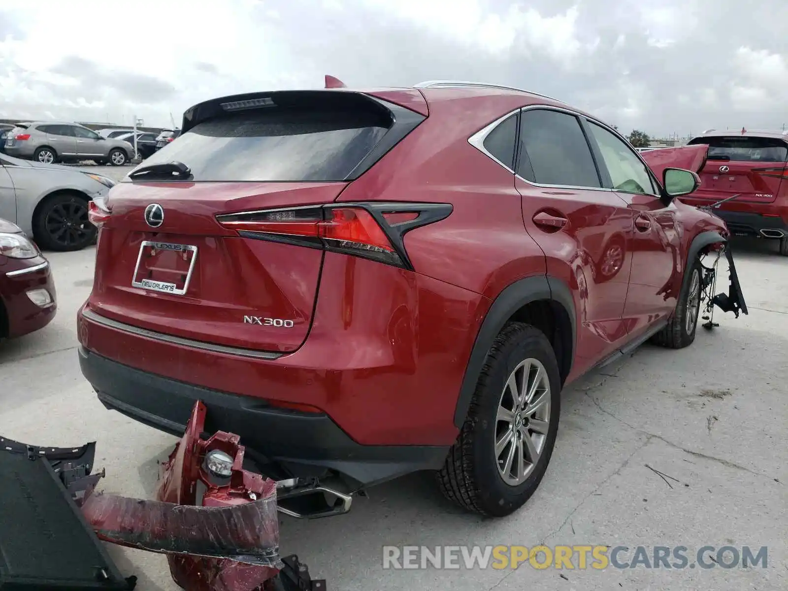 4 Photograph of a damaged car JTJDARBZ1L2178309 LEXUS NX 2020