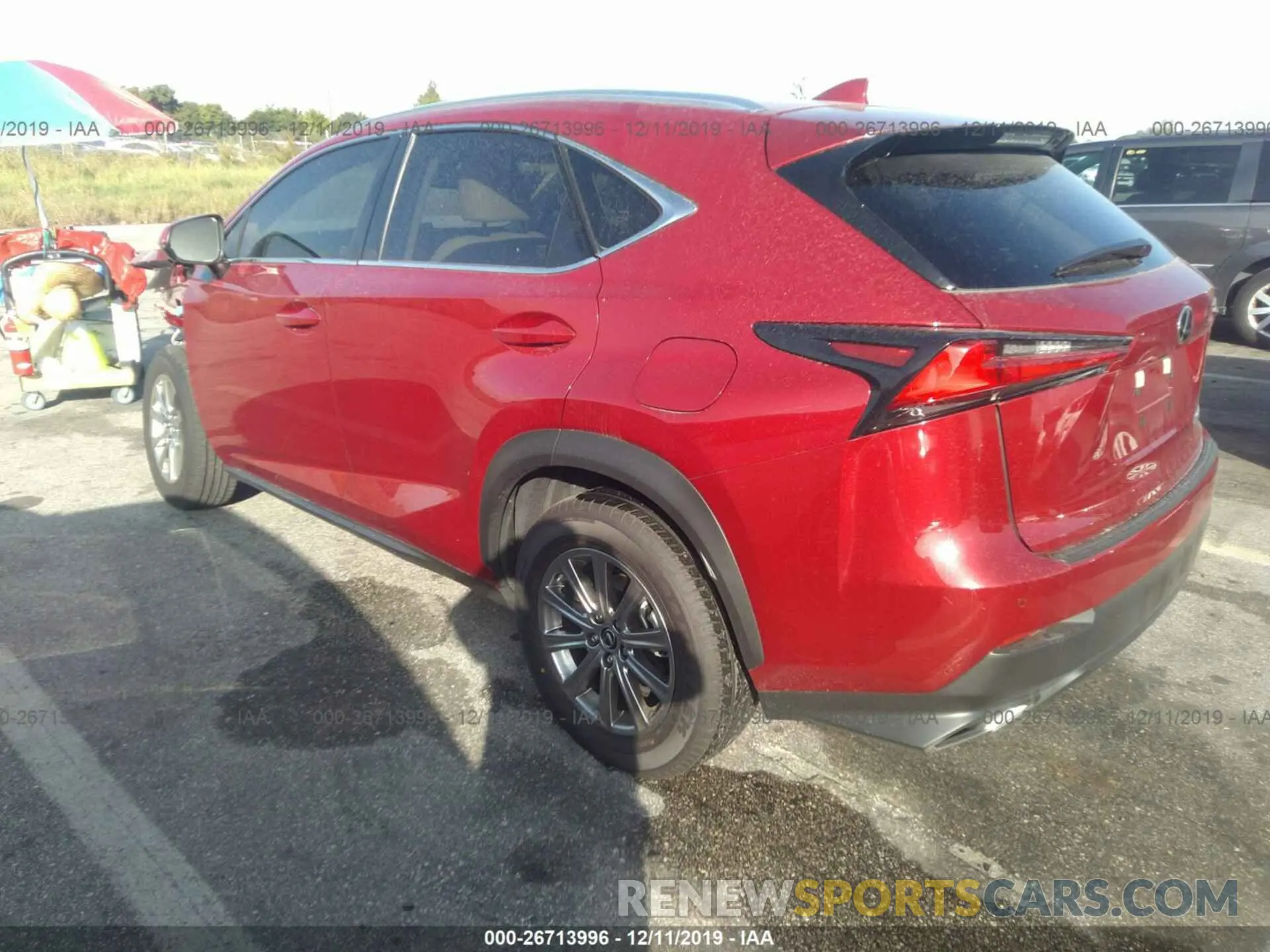 3 Photograph of a damaged car JTJDARBZ1L5000382 LEXUS NX 2020