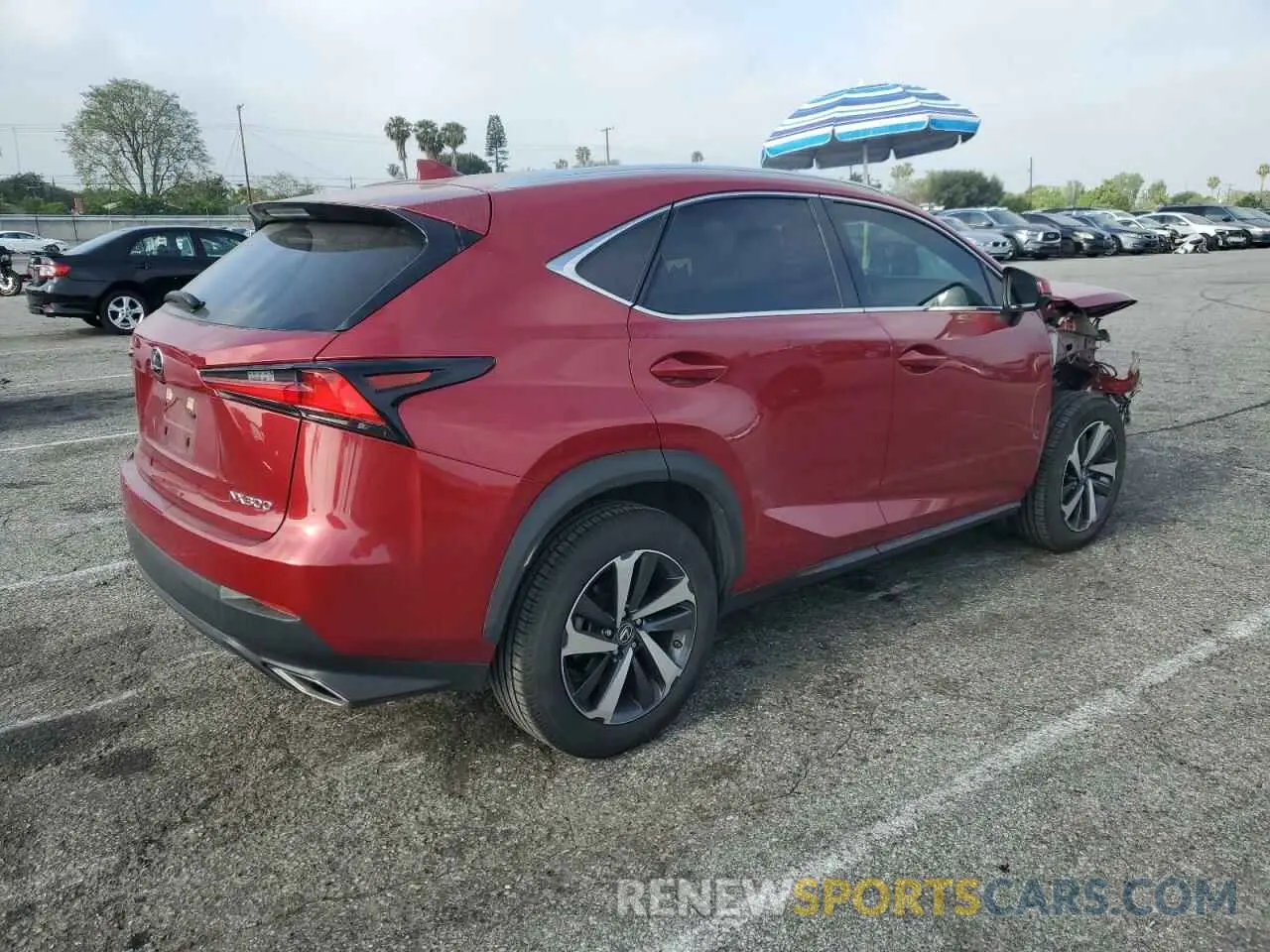 3 Photograph of a damaged car JTJDARBZ3L5007219 LEXUS NX 2020