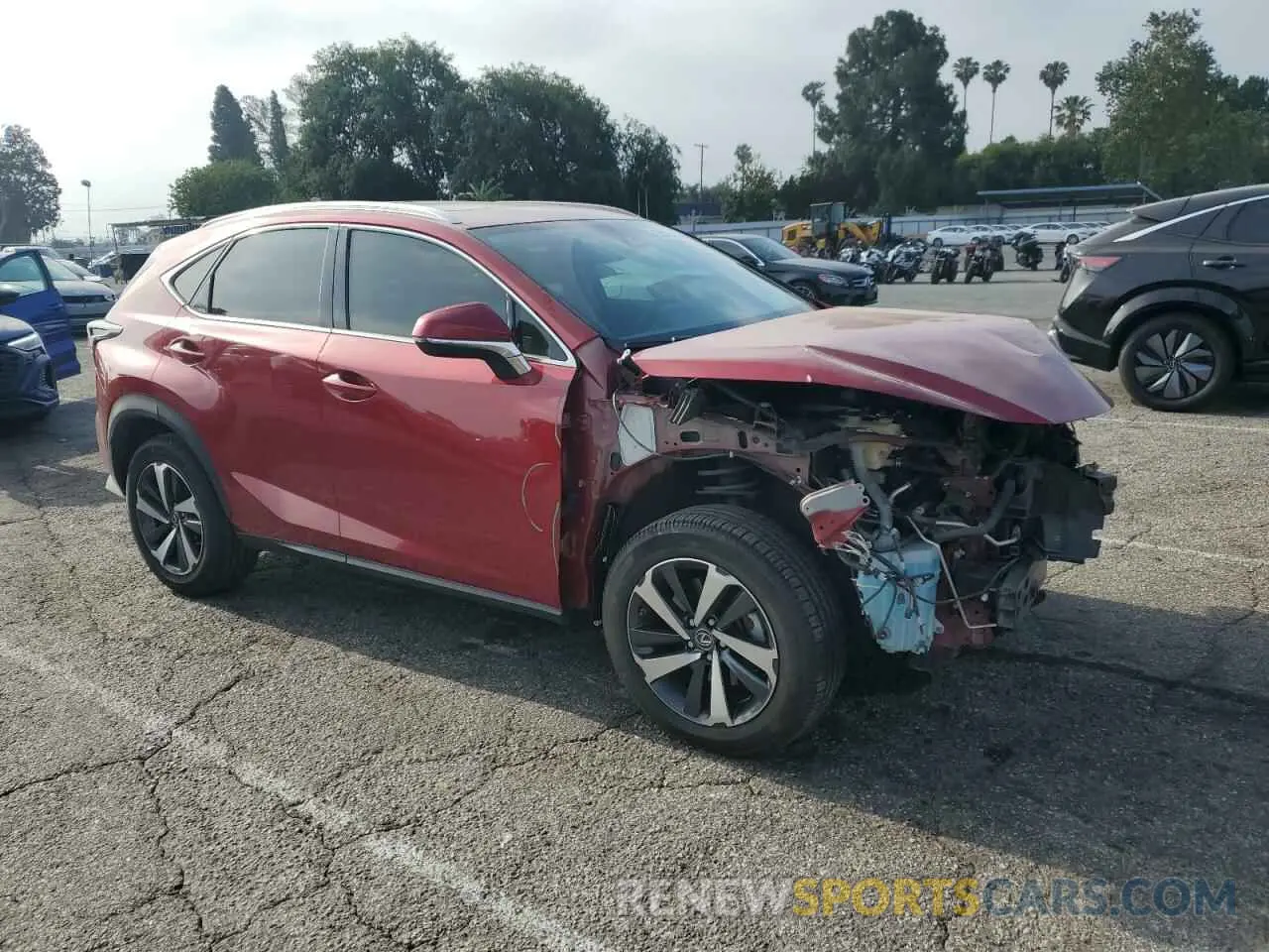 4 Photograph of a damaged car JTJDARBZ3L5007219 LEXUS NX 2020