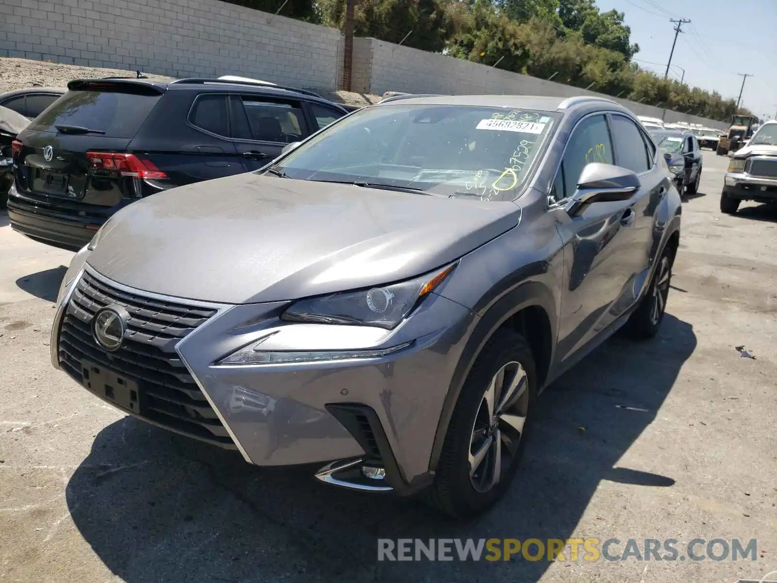 2 Photograph of a damaged car JTJDARBZ4L2167529 LEXUS NX 2020