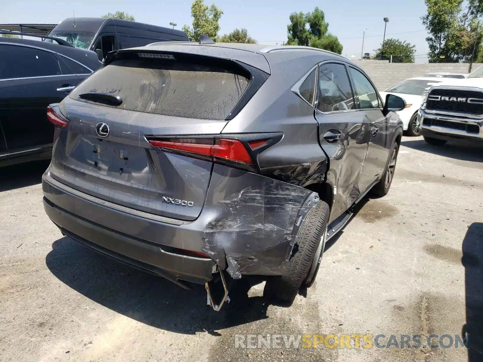 4 Photograph of a damaged car JTJDARBZ4L2167529 LEXUS NX 2020