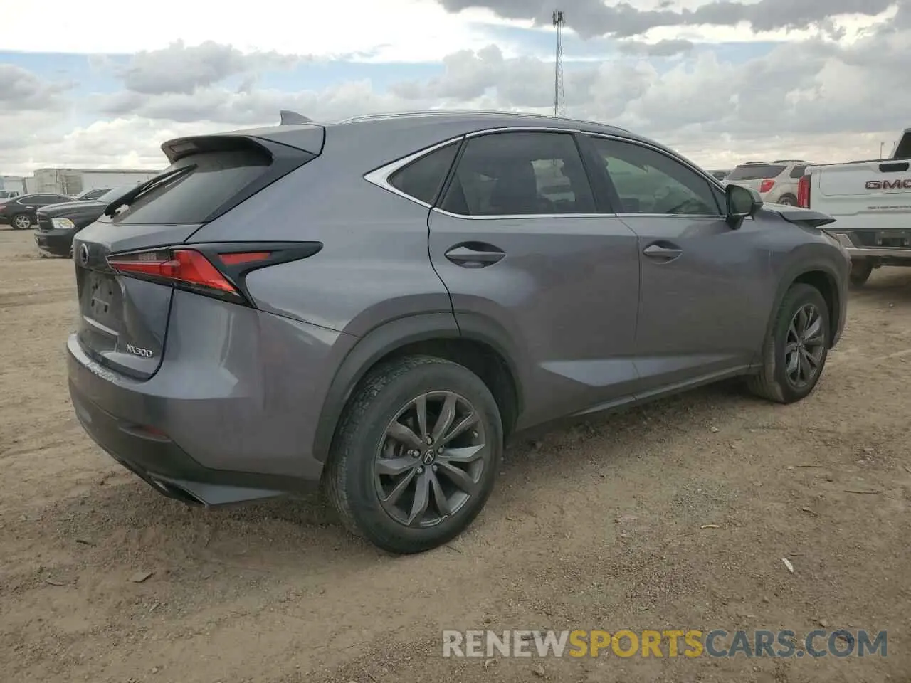 3 Photograph of a damaged car JTJDARBZ4L2171340 LEXUS NX 2020