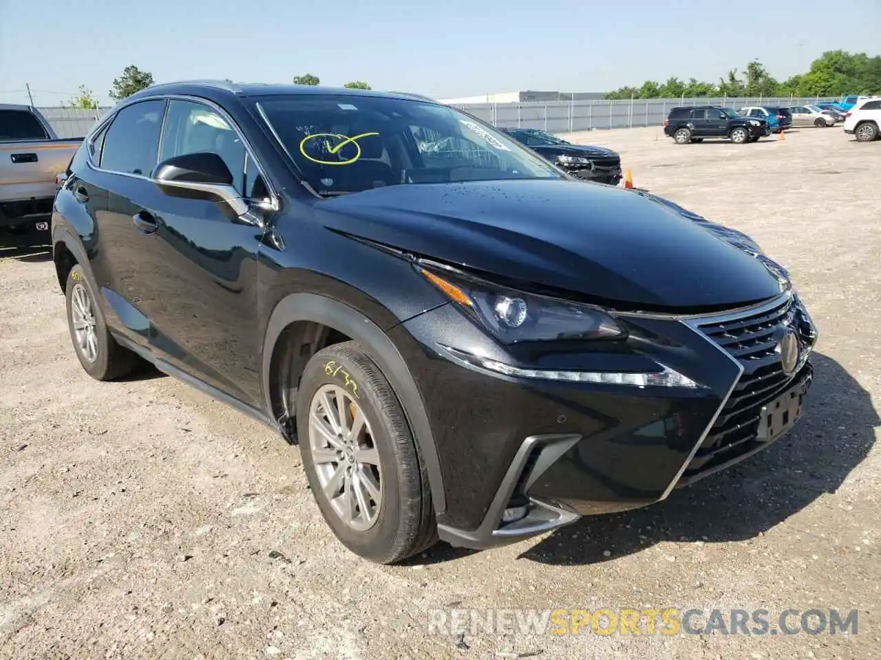 1 Photograph of a damaged car JTJDARBZ4L2173332 LEXUS NX 2020