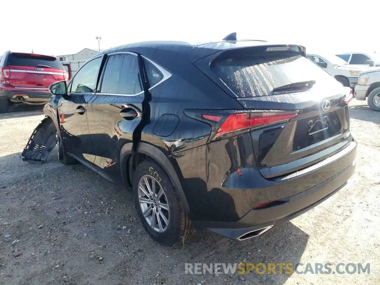 3 Photograph of a damaged car JTJDARBZ4L2173332 LEXUS NX 2020