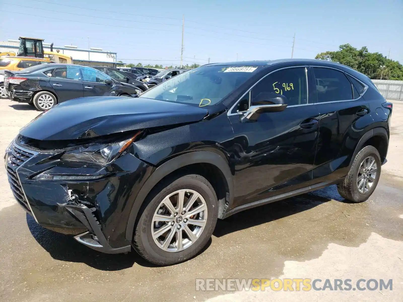 2 Photograph of a damaged car JTJDARBZ4L2178398 LEXUS NX 2020