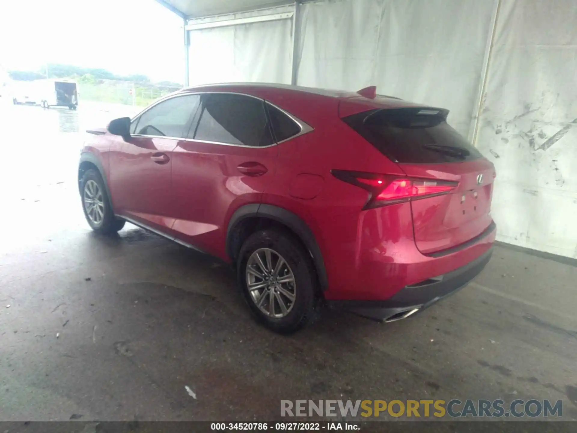 3 Photograph of a damaged car JTJDARBZ4L5001235 LEXUS NX 2020