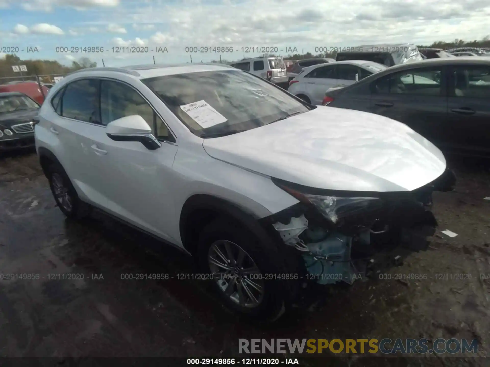 1 Photograph of a damaged car JTJDARBZ4L5007066 LEXUS NX 2020