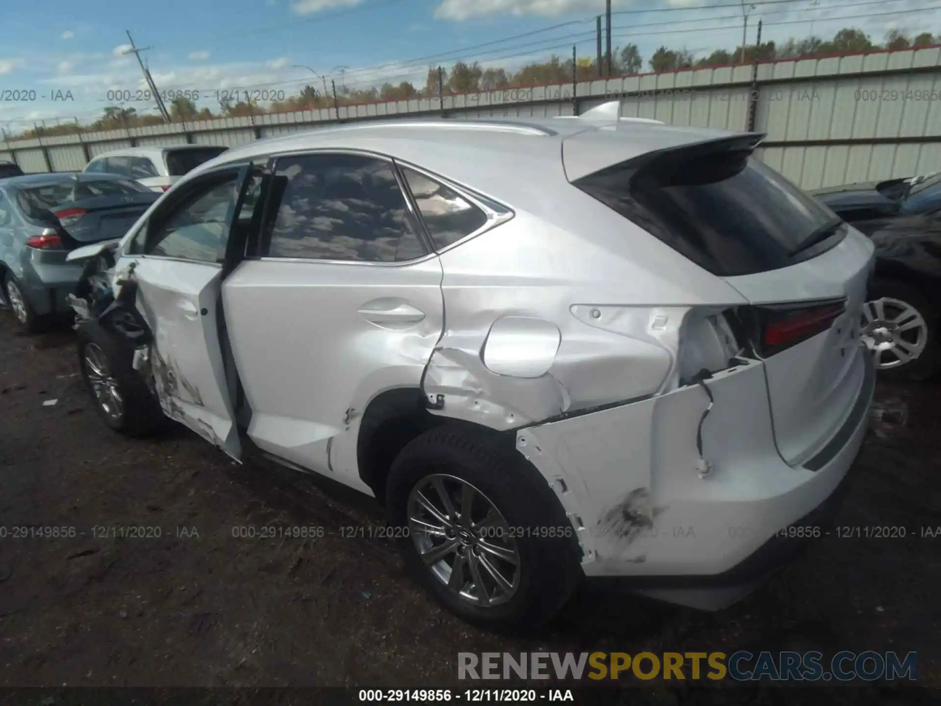 3 Photograph of a damaged car JTJDARBZ4L5007066 LEXUS NX 2020