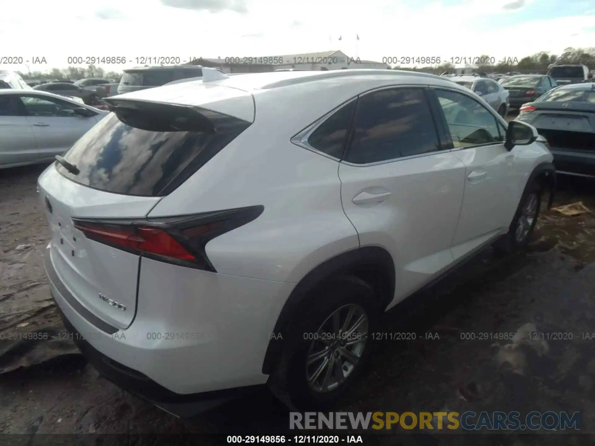 4 Photograph of a damaged car JTJDARBZ4L5007066 LEXUS NX 2020