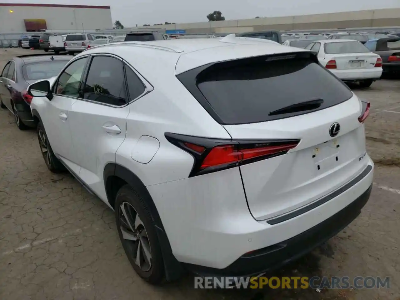 3 Photograph of a damaged car JTJDARBZ4L5007181 LEXUS NX 2020