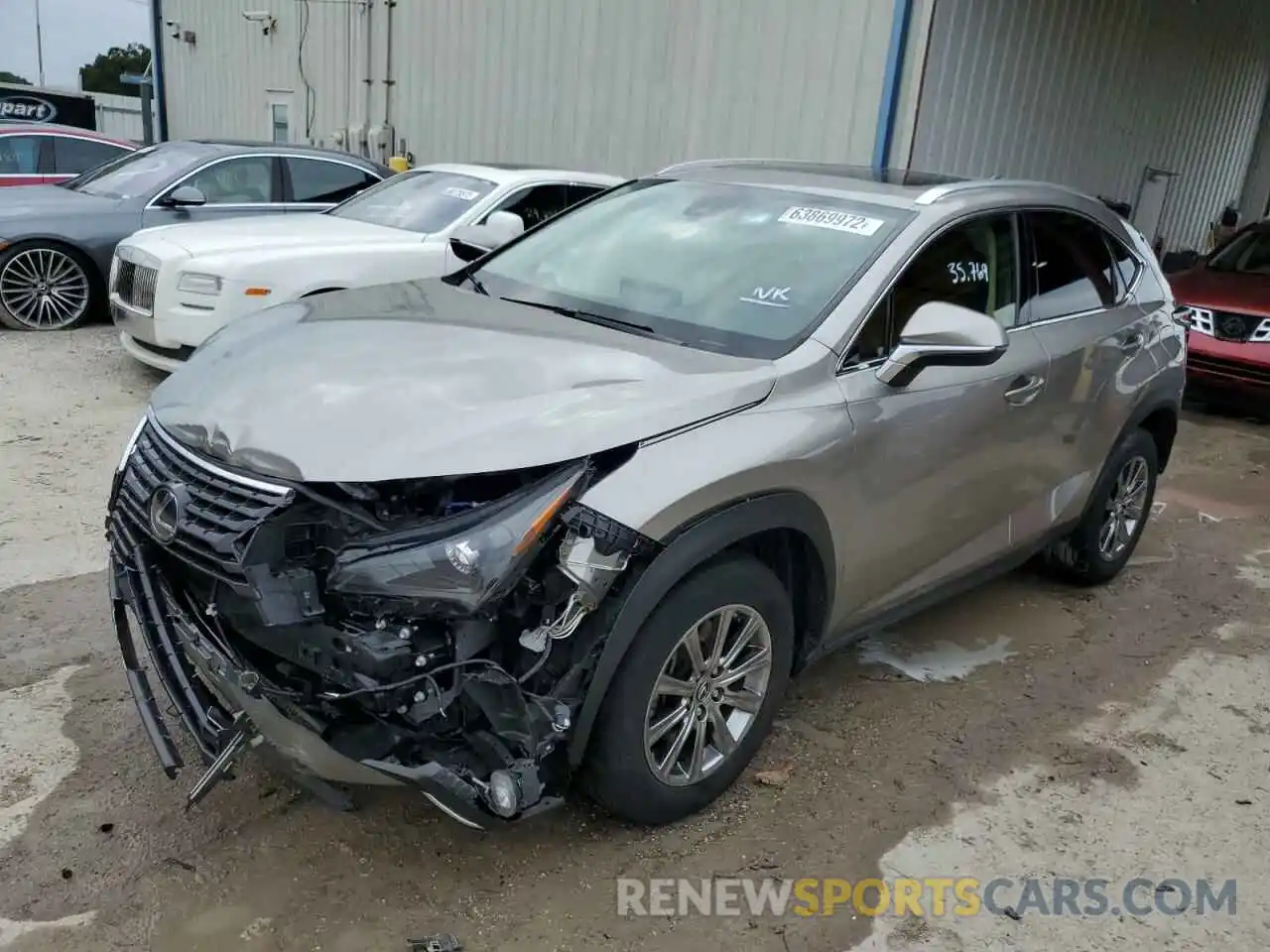 2 Photograph of a damaged car JTJDARBZ5L2162775 LEXUS NX 2020