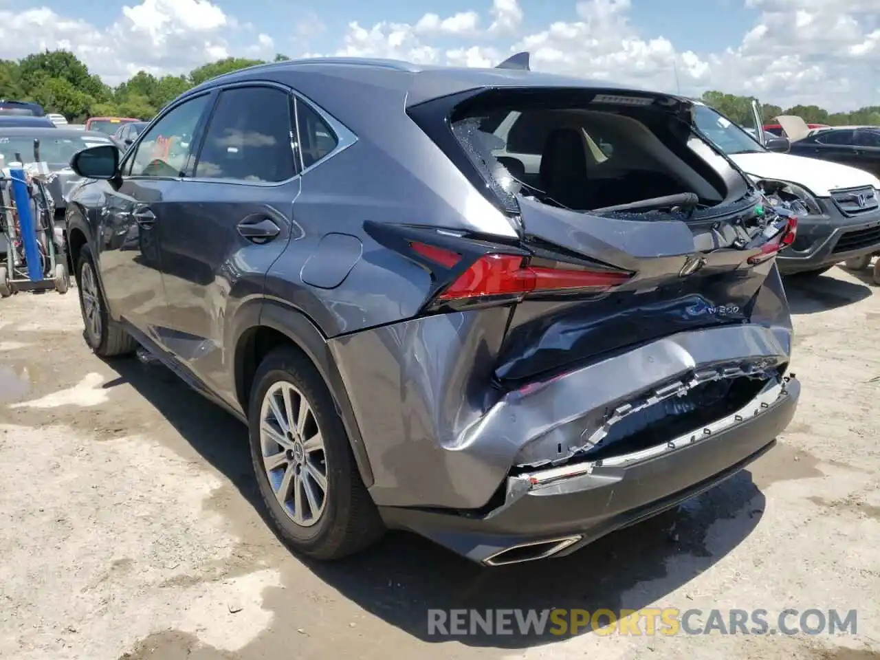 3 Photograph of a damaged car JTJDARBZ5L2177664 LEXUS NX 2020