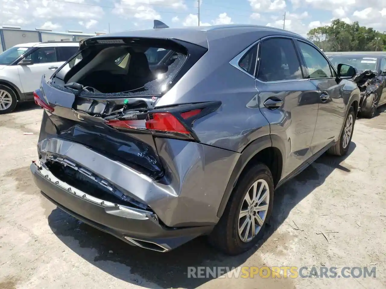 4 Photograph of a damaged car JTJDARBZ5L2177664 LEXUS NX 2020