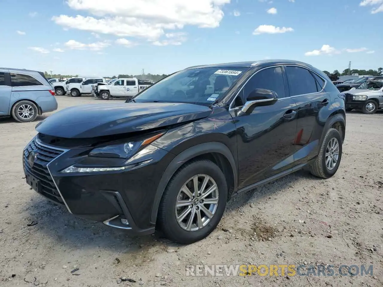 1 Photograph of a damaged car JTJDARBZ6L2172523 LEXUS NX 2020