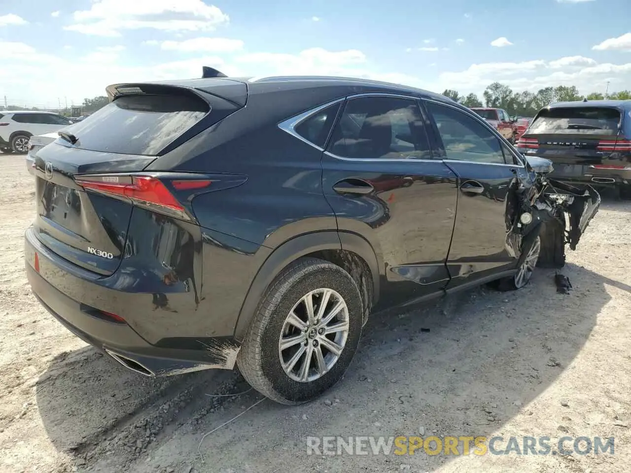 3 Photograph of a damaged car JTJDARBZ6L2172523 LEXUS NX 2020