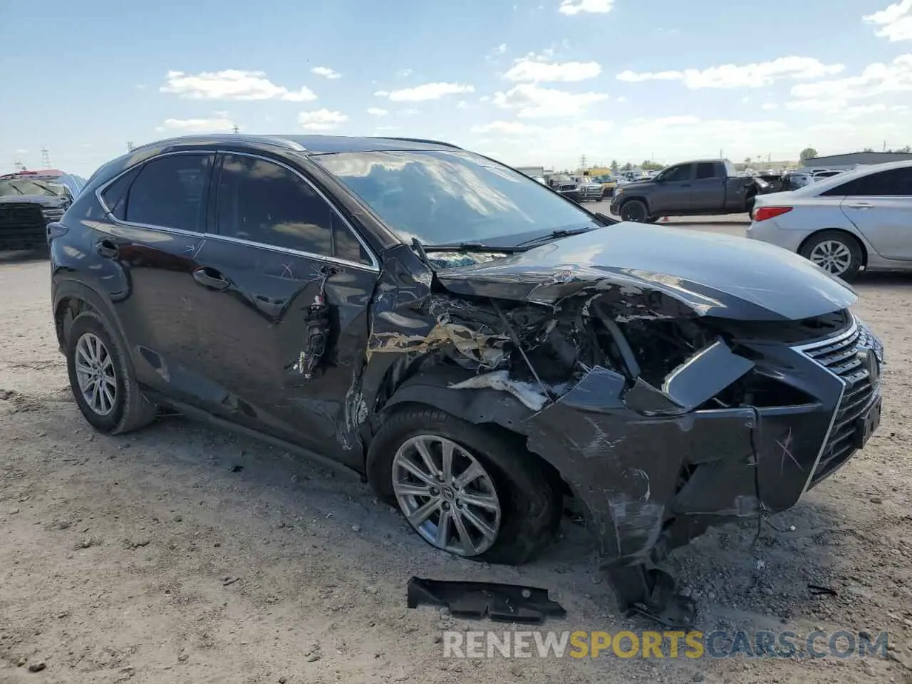 4 Photograph of a damaged car JTJDARBZ6L2172523 LEXUS NX 2020