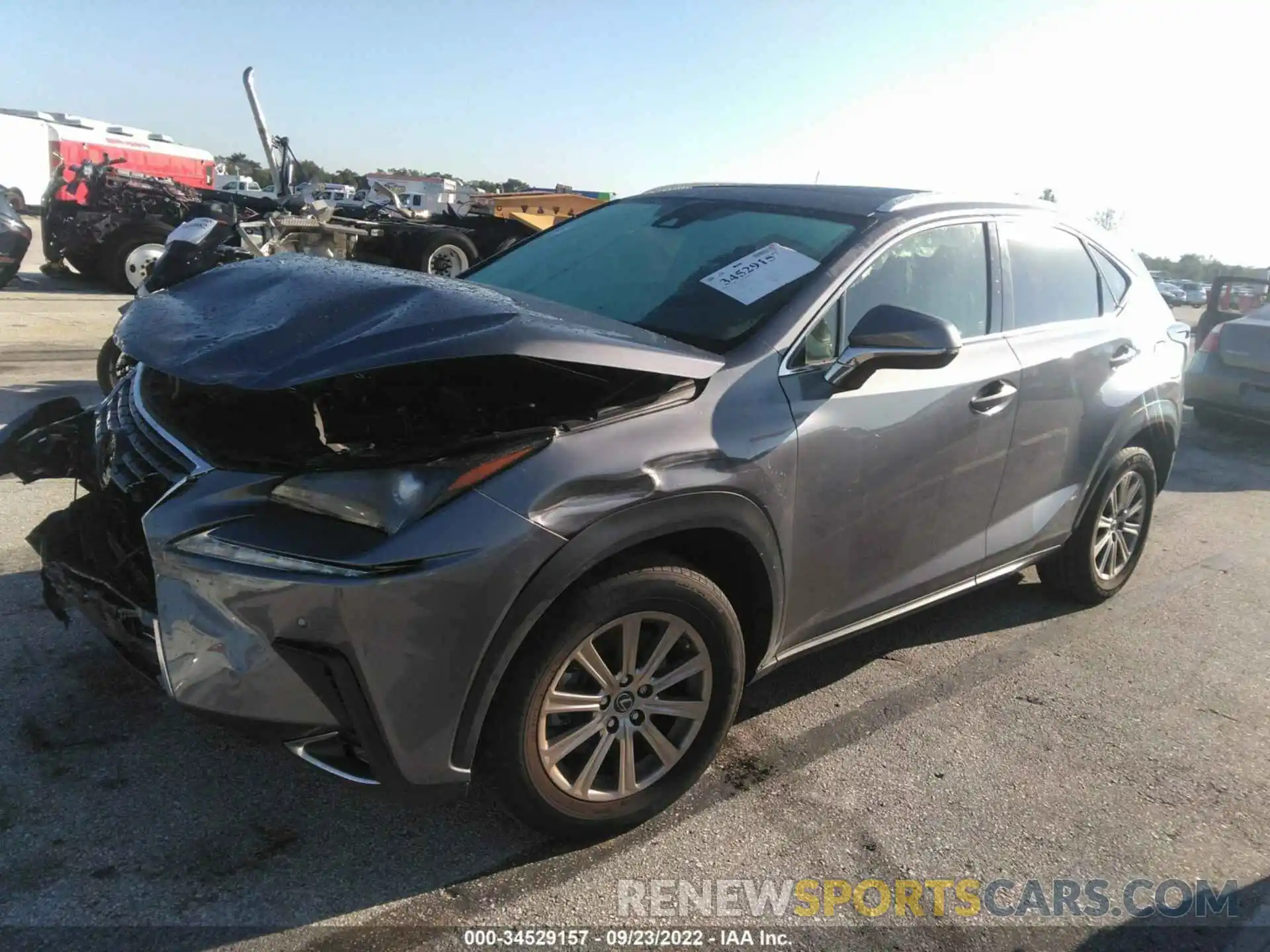 2 Photograph of a damaged car JTJDARBZ6L2178368 LEXUS NX 2020