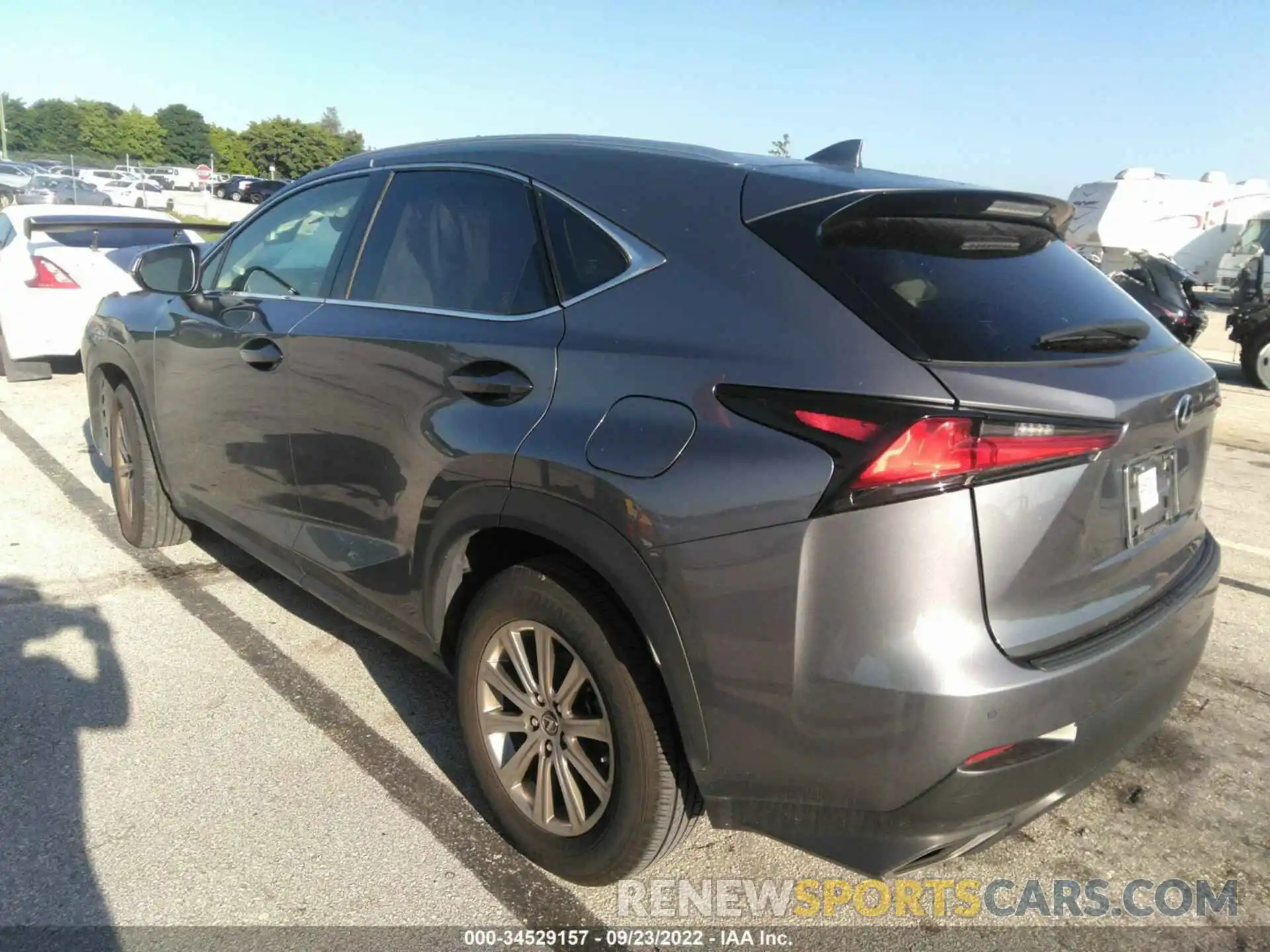 3 Photograph of a damaged car JTJDARBZ6L2178368 LEXUS NX 2020