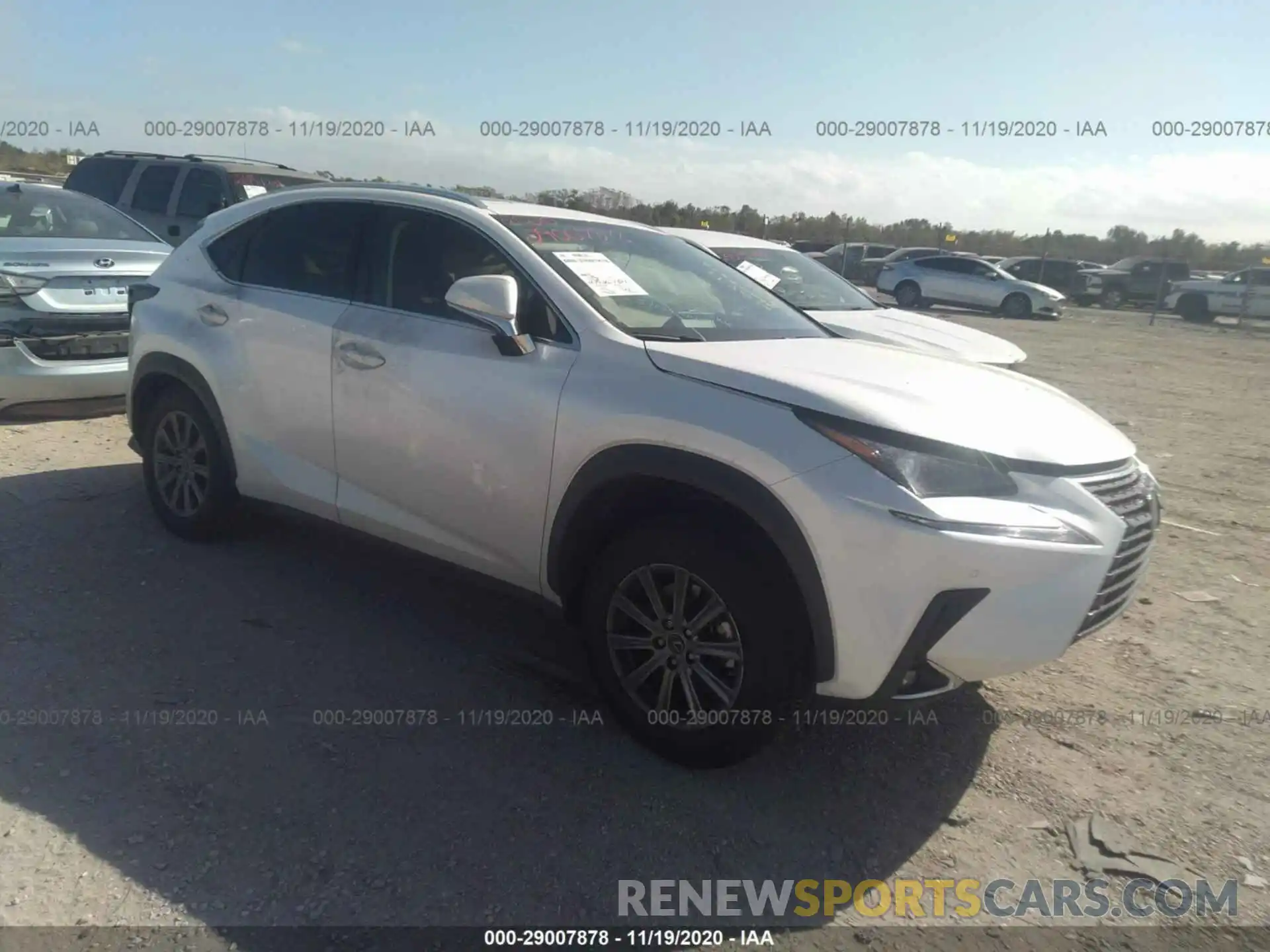 1 Photograph of a damaged car JTJDARBZ6L5009773 LEXUS NX 2020