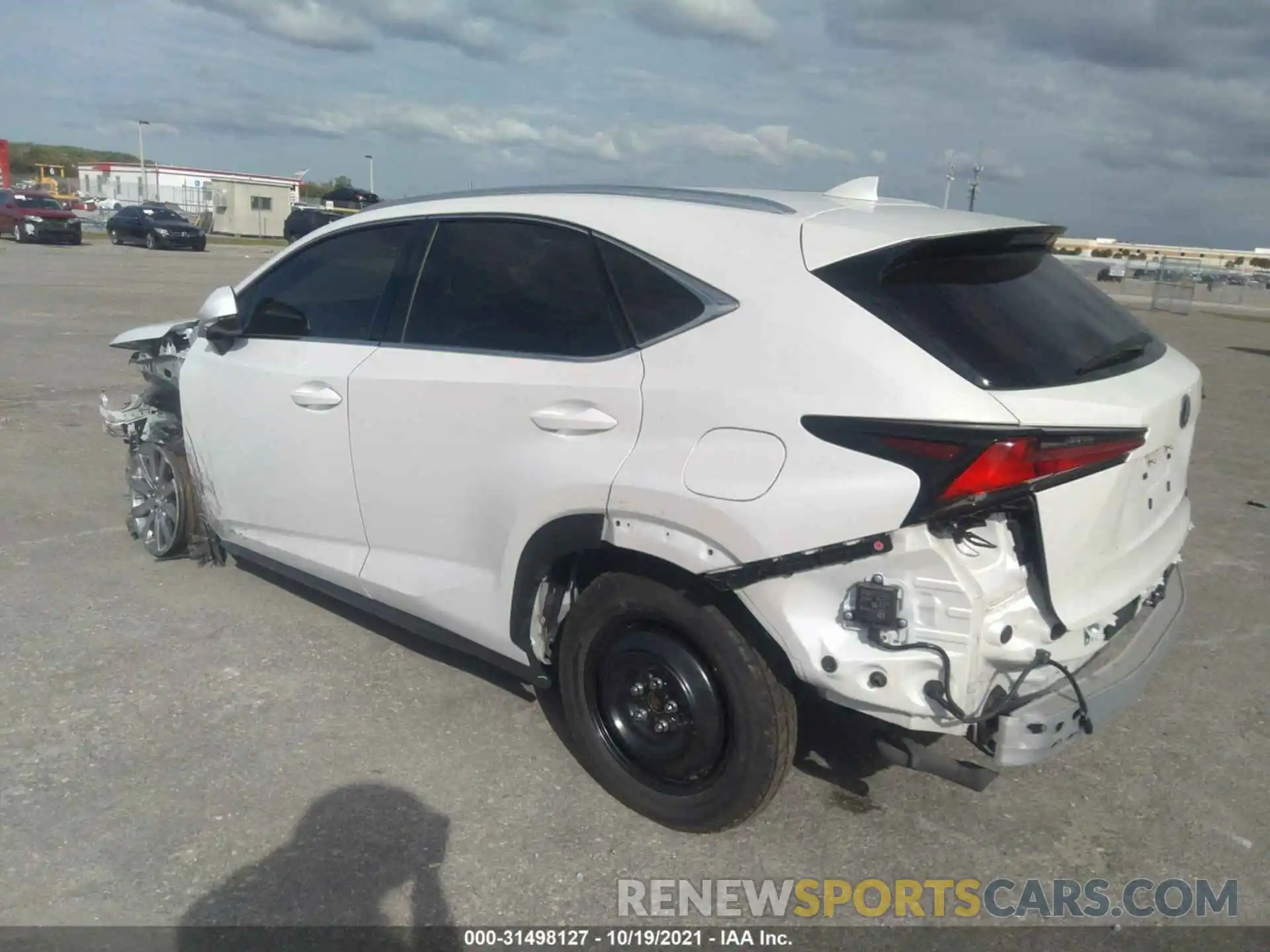 3 Photograph of a damaged car JTJDARBZ6L5010034 LEXUS NX 2020