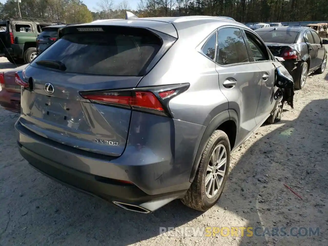 4 Photograph of a damaged car JTJDARBZ7L2174412 LEXUS NX 2020