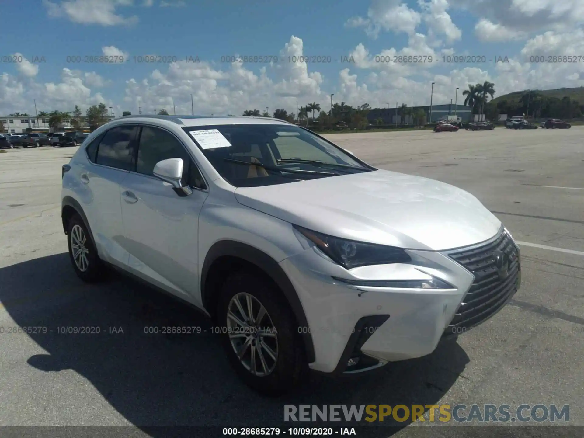 1 Photograph of a damaged car JTJDARBZ7L5005750 LEXUS NX 2020