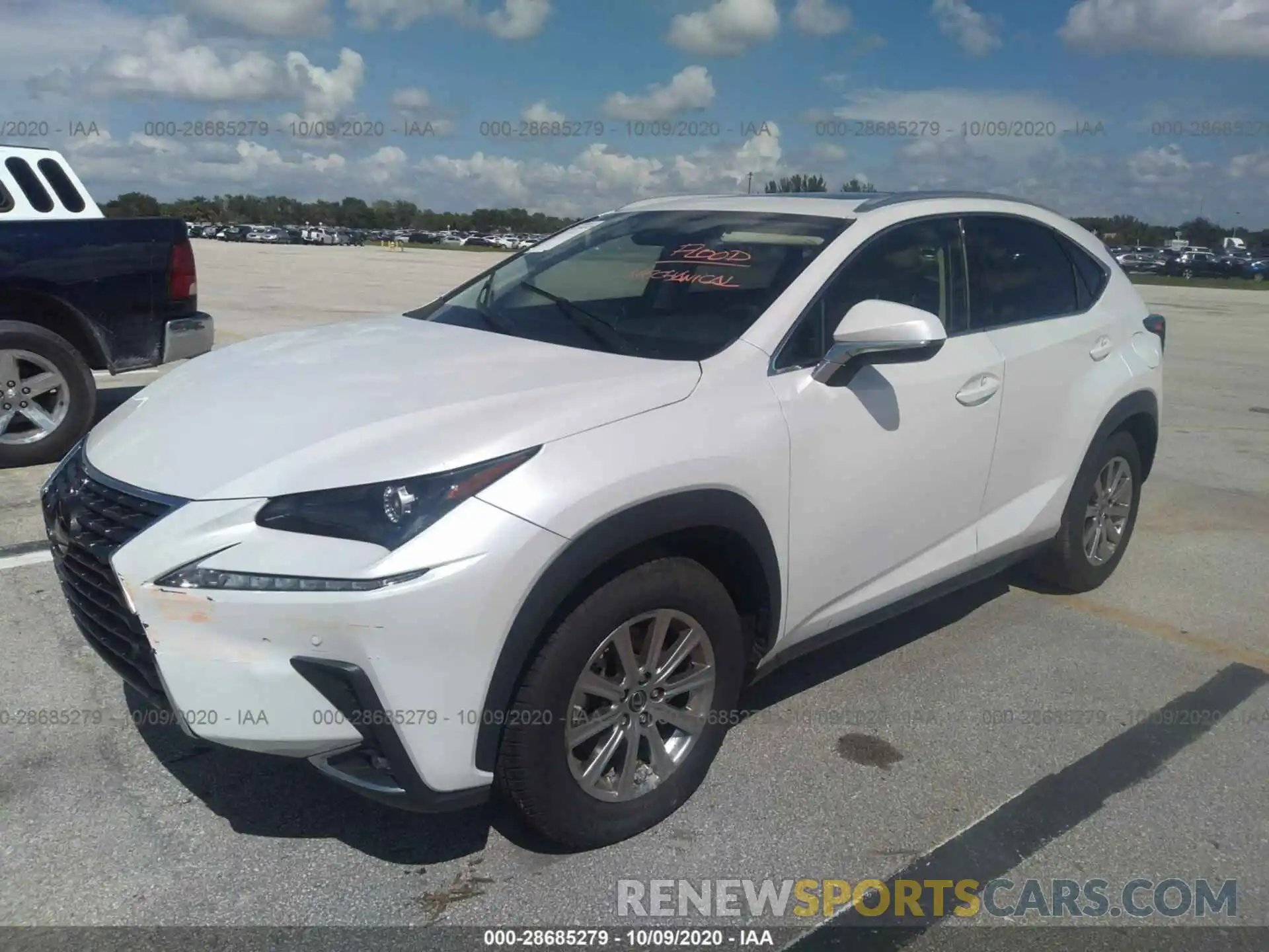 2 Photograph of a damaged car JTJDARBZ7L5005750 LEXUS NX 2020