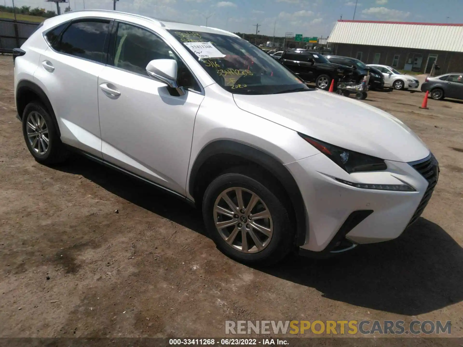 1 Photograph of a damaged car JTJDARBZ7L5012150 LEXUS NX 2020