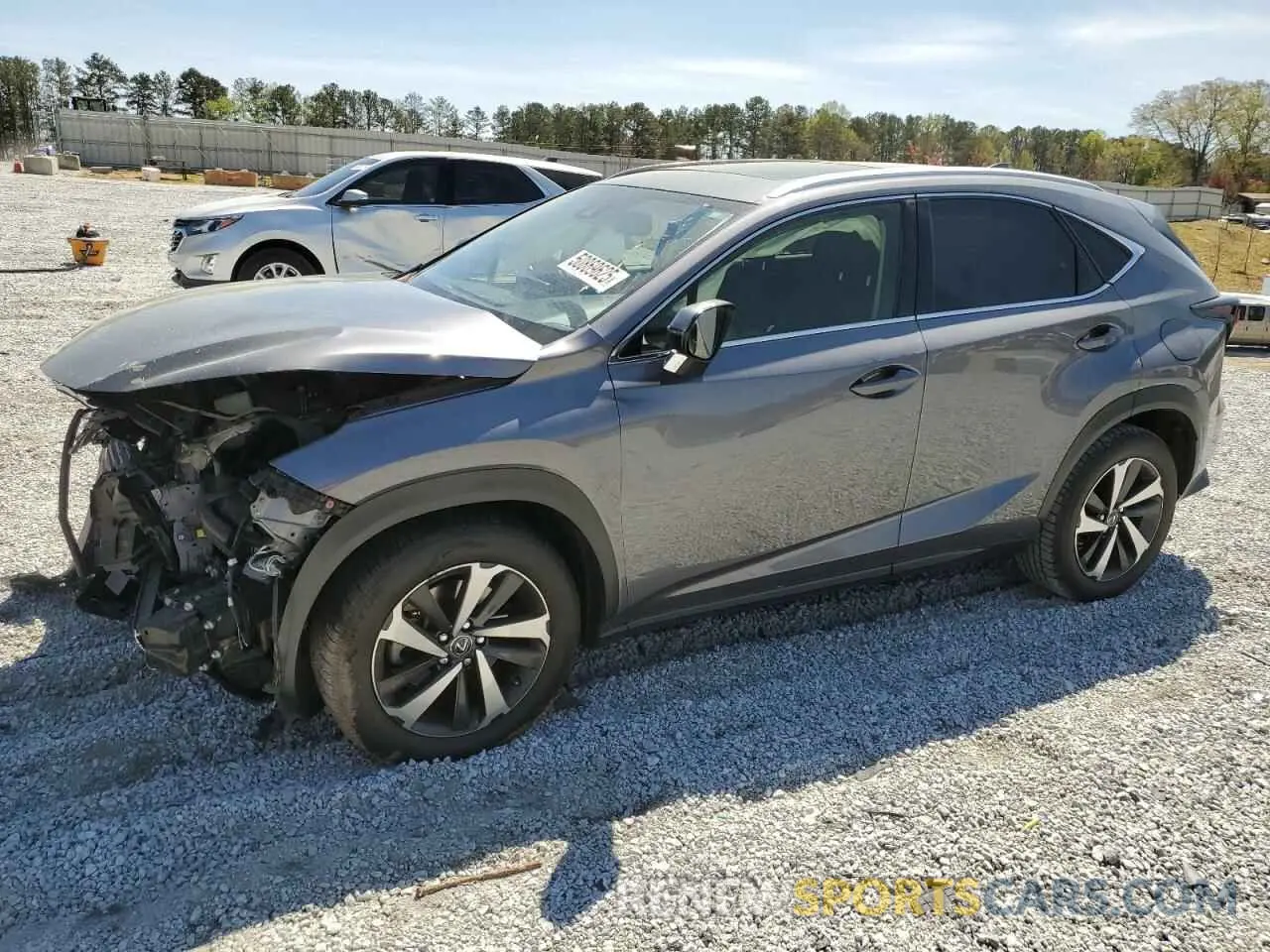 1 Photograph of a damaged car JTJDARBZ8L2171552 LEXUS NX 2020