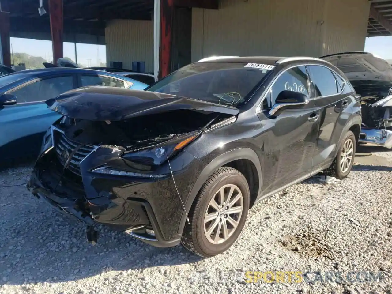 2 Photograph of a damaged car JTJDARBZ8L2173981 LEXUS NX 2020