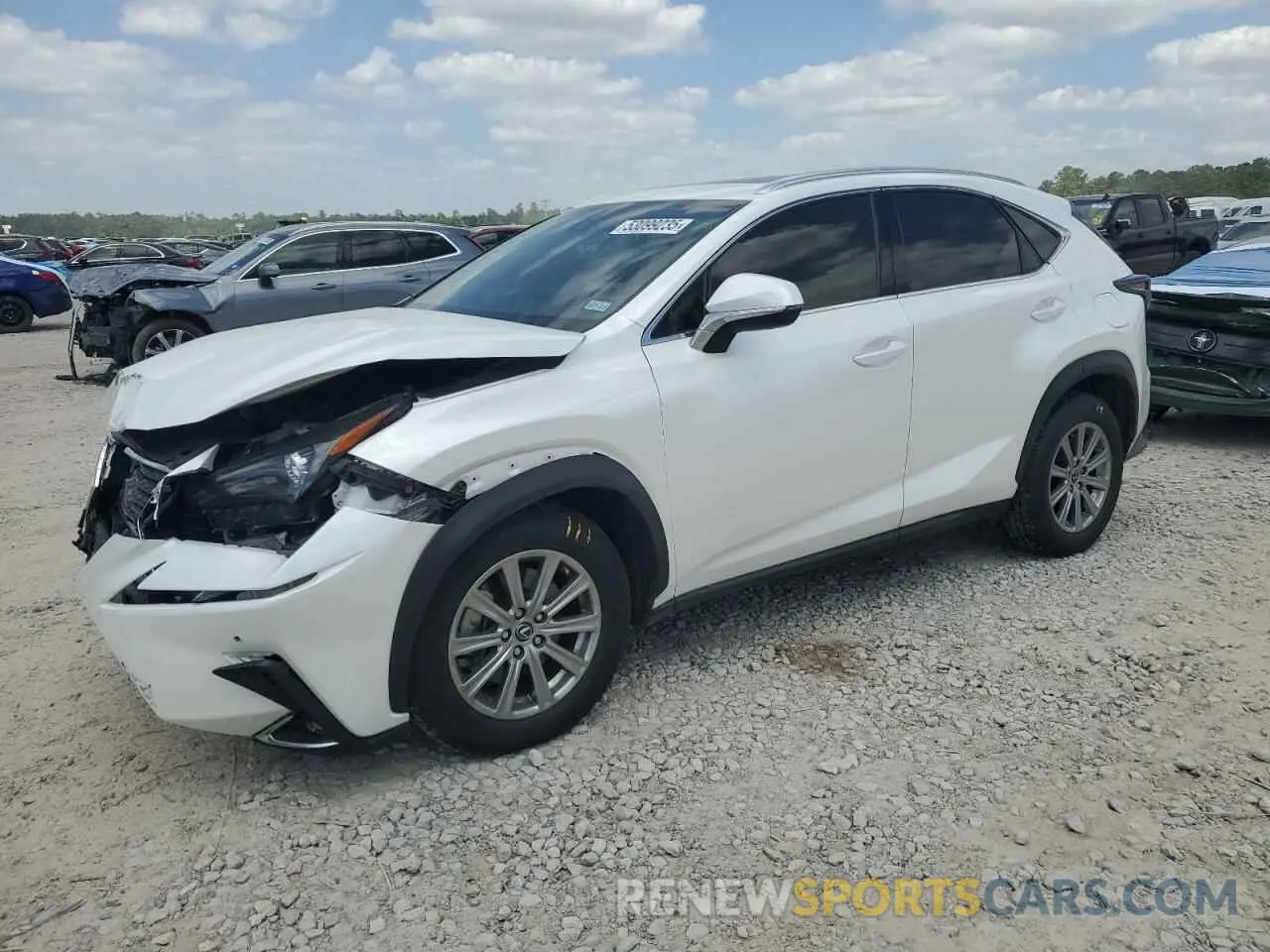 1 Photograph of a damaged car JTJDARBZ8L2176993 LEXUS NX 2020