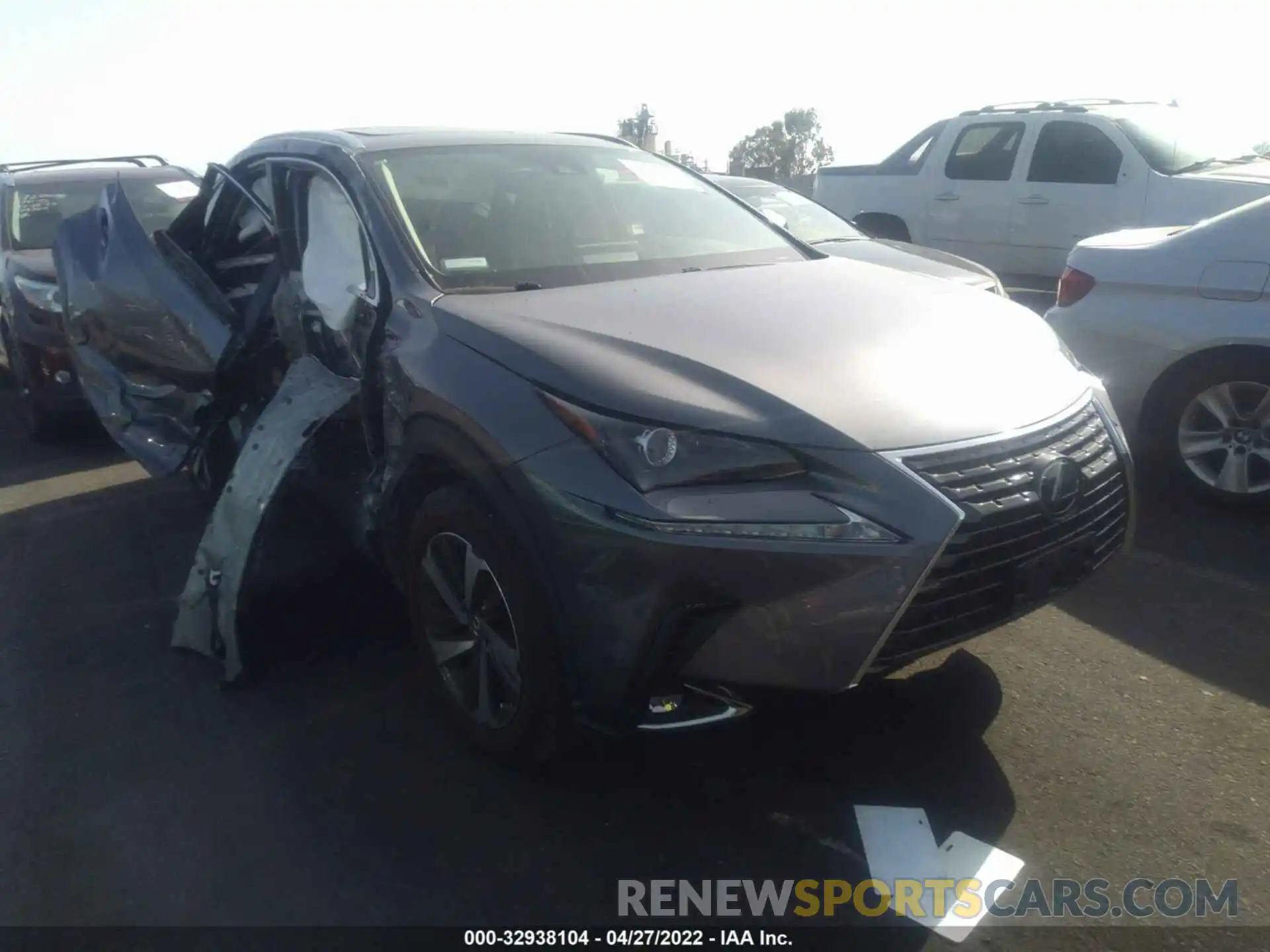 1 Photograph of a damaged car JTJDARBZ8L5004560 LEXUS NX 2020