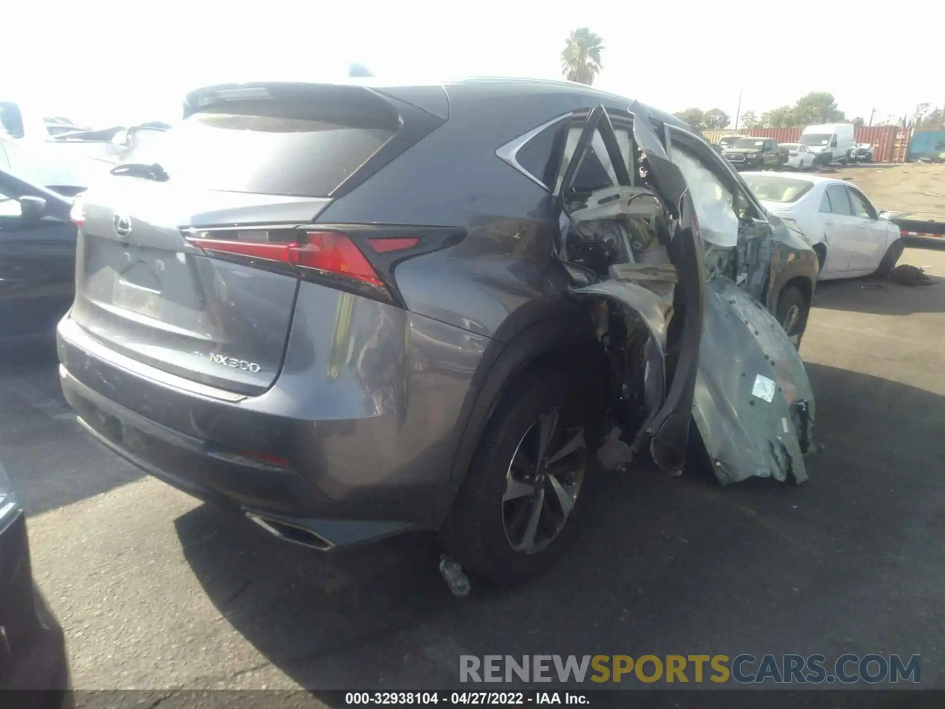 4 Photograph of a damaged car JTJDARBZ8L5004560 LEXUS NX 2020