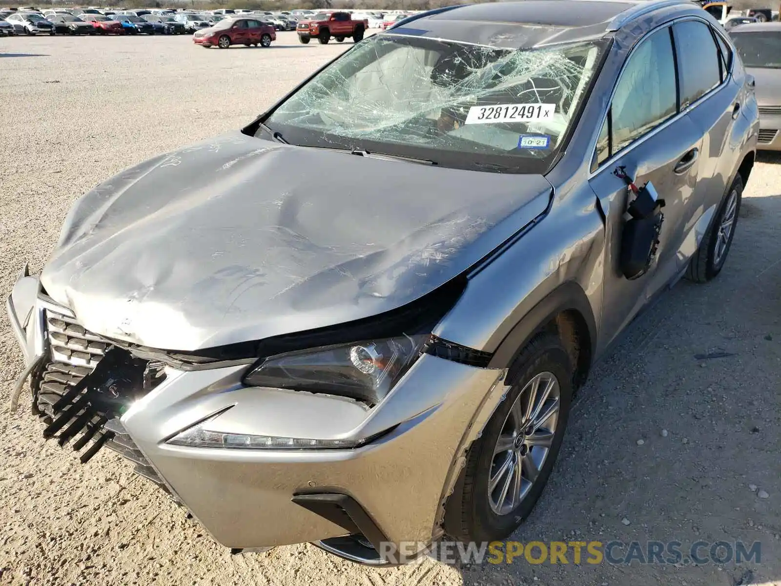 2 Photograph of a damaged car JTJDARBZ9L5001098 LEXUS NX 2020