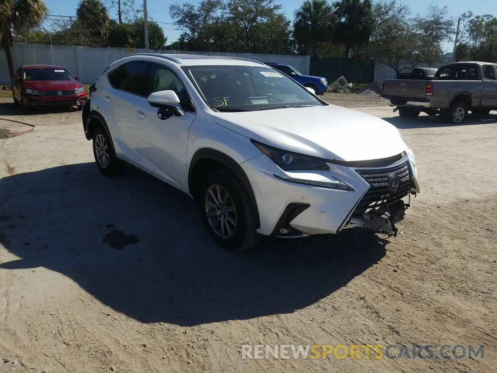 1 Photograph of a damaged car JTJDARBZ9L5013543 LEXUS NX 2020