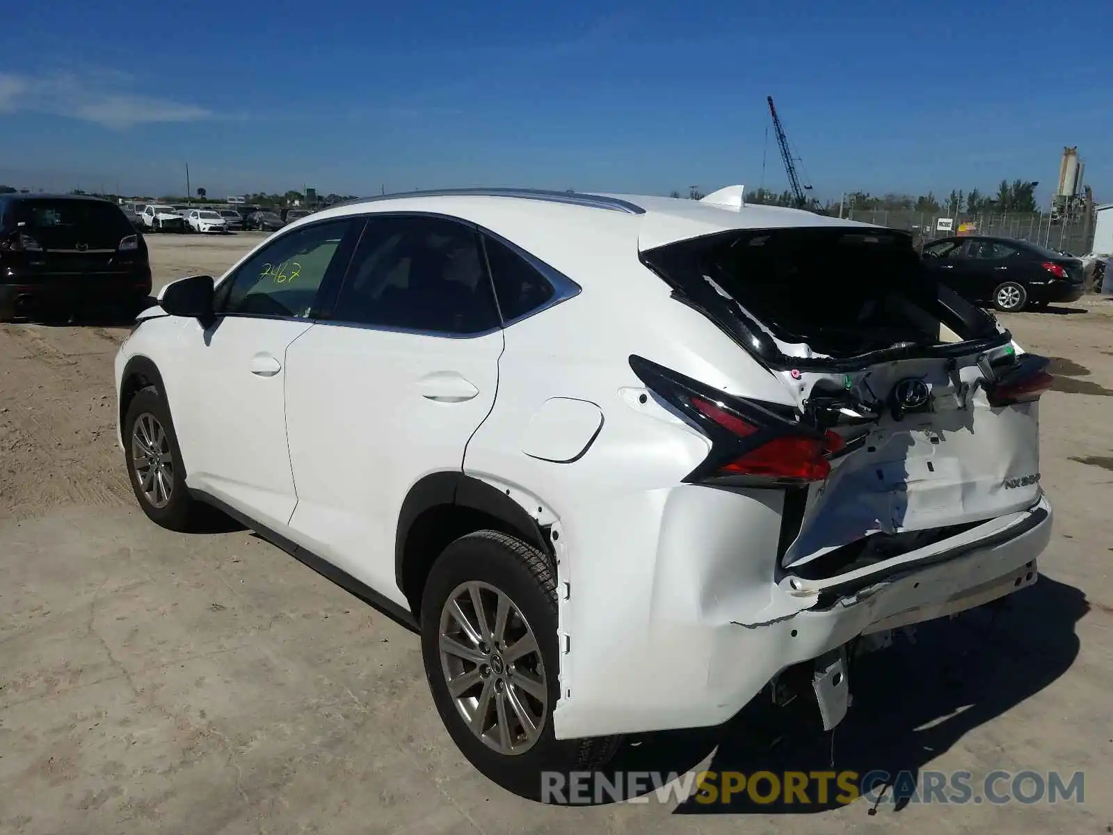 3 Photograph of a damaged car JTJDARBZ9L5013543 LEXUS NX 2020