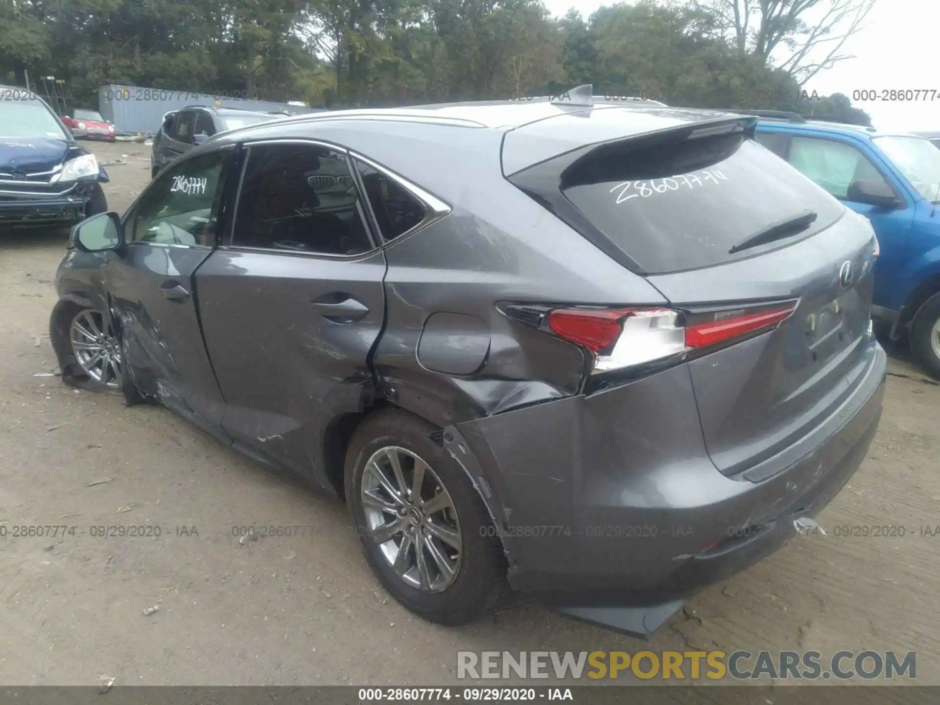 3 Photograph of a damaged car JTJDARDZ0L2220644 LEXUS NX 2020