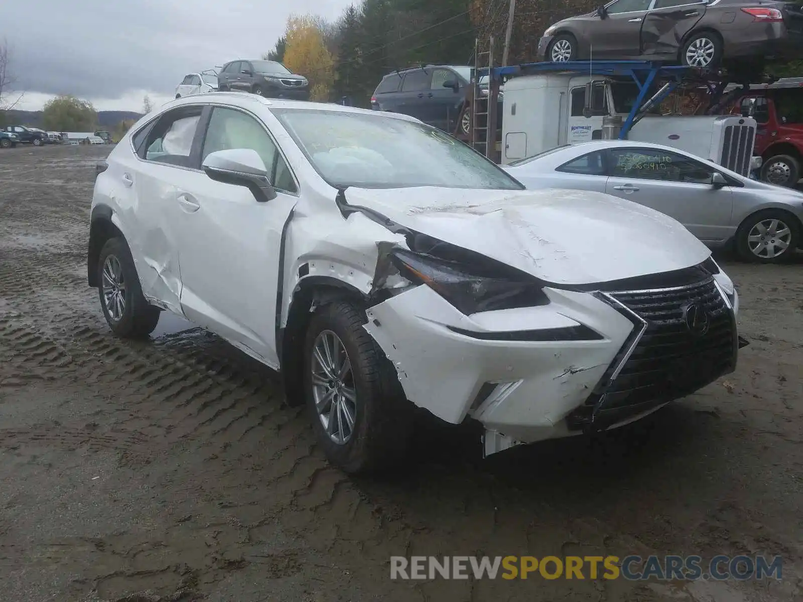 1 Photograph of a damaged car JTJDARDZ0L5011936 LEXUS NX 2020